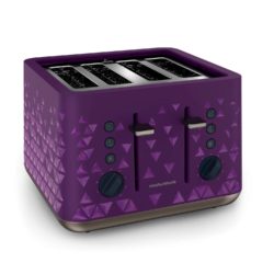 Morphy Richards 248107 Prism 4 Slice Toaster in Purple